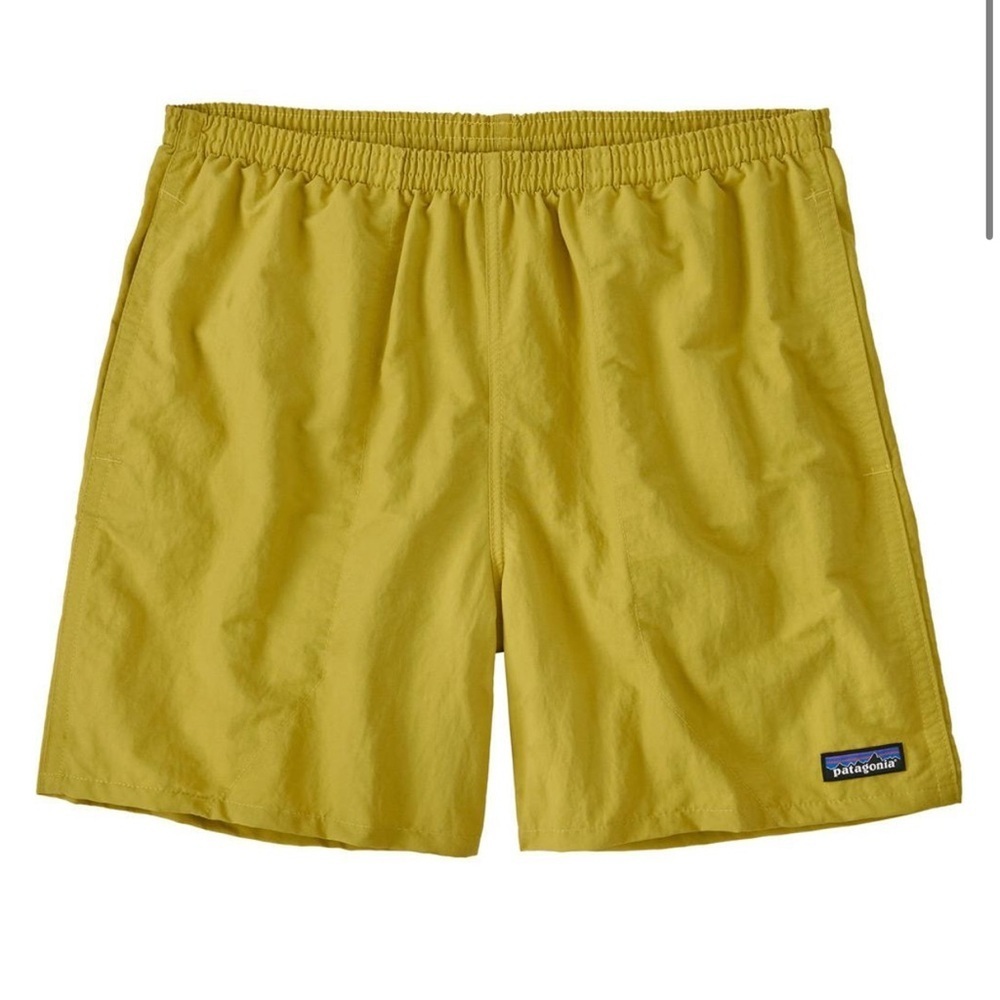 Patagonia Mustard Yellow Swim Trunks Size XXL